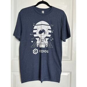 CRONOS T-shirt Tee Coin Currency NEW Men's Graphic Astronaut Shirt M
